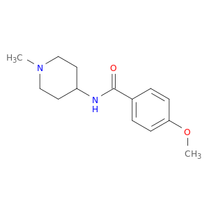 BENZAMIDE, 4-METHOXY-N-(1-METHYL-4-PIPERIDINYL)-