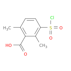 3-(Chlorosulfonyl)-2,6-dimethylbenzoic Acid