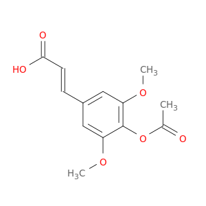 (2E)-3-[4-(乙酰氧基)-3,5-二甲氧基苯基]-2-丙烯酸