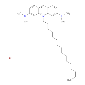 吖啶,3,6-双(二甲基氨基)-10-十六烷基-,溴化物(1：1)
