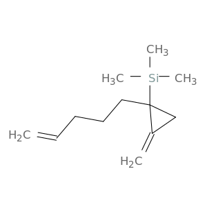 TRIMETHYL[2-METHYLENE-1-(4-PENTENYL)CYCLOPROPYL]SILANE