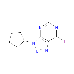 3H-1,2,3-Triazolo[4,5-d]pyrimidine, 3-cyclopentyl-7-iodo-