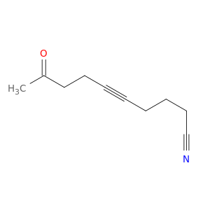 5-Decynenitrile, 9-oxo-