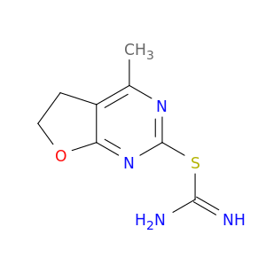 Carbamimidothioic acid,5,6-dihydro-4-methylfuro[2,3-d]pyrimidin-2-yl ester