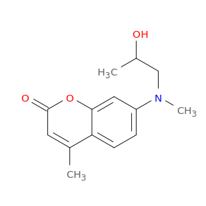 2H-1-Benzopyran-2-one, 7-[(2-hydroxypropyl)methylamino]-4-methyl-