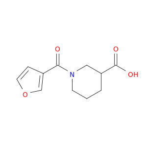 1-(呋喃-3-羰基)哌啶-3-羧酸