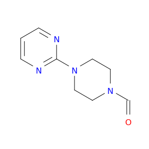 1-Piperazinecarboxaldehyde, 4-(2-pyrimidinyl)-