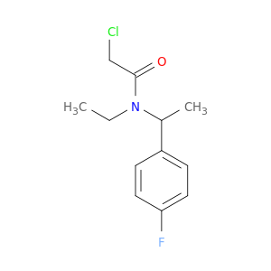 2-Chloro-N-ethyl-N-[1-(4-fluorophenyl)ethyl]acetamide