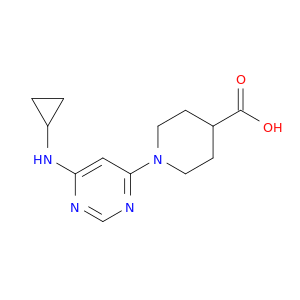 1-(6-环丙基氨基-嘧啶-4-基)-哌啶-4-羧酸