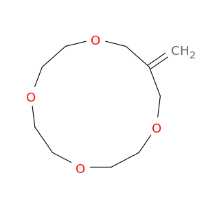 1,4,7,10-Tetraoxacyclotridecane, 12-methylene-