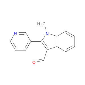 1H-Indole-3-carboxaldehyde, 1-methyl-2-(3-pyridinyl)-