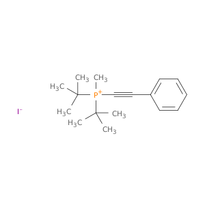 Phosphonium, bis(1,1-dimethylethyl)methyl(phenylethynyl)-, iodide