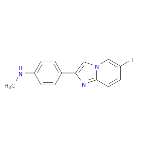 Benzenamine, 4-(6-iodoimidazo[1,2-a]pyridin-2-yl)-N-methyl-