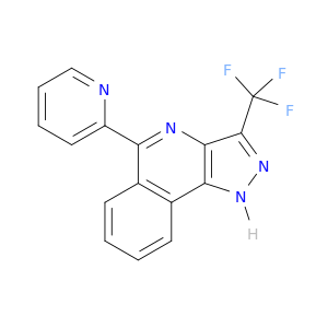 1H-Pyrazolo[4,3-c]isoquinoline, 5-(2-pyridinyl)-3-(trifluoromethyl)-
