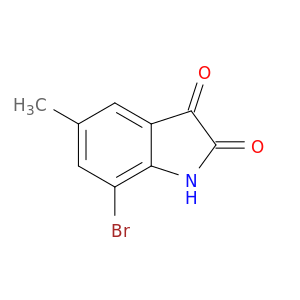 7-溴-5-甲基吲哚啉-2,3-二酮