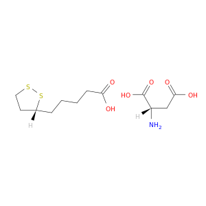 1,2-Dithiolane-3-pentanoic acid, (3R)-, compd. with L-Aspartic acid(1:1)