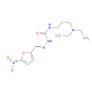 N-(3-(Diethylamino)propyl)-2-((5-nitrofuran-2-yl)methylene)hydrazinecarboxamide
