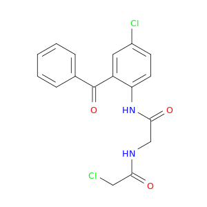 Acetamide,N-[2-[(2-benzoyl-4-chlorophenyl)amino]-2-oxoethyl]-2-chloro-