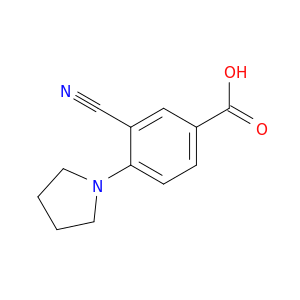3-氰基-4-(吡咯烷-1-基)苯甲酸