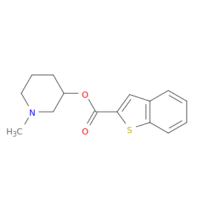 Benzo[b]thiophene-2-carboxylicacid, 1-methyl-3-piperidinyl ester