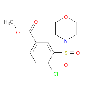 methyl 4-chloro-3-(morpholine-4-sulfonyl)benzoate