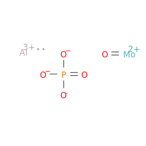 Aluminum molybdenum oxide phosphate