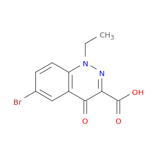 3-Cinnolinecarboxylic acid, 6-bromo-1-ethyl-1,4-dihydro-4-oxo-
