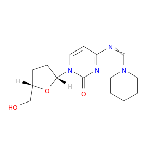 2',3'-DIDEOXY-N-((1PIPERIDINYL)METHYLENE)CYTIDINE