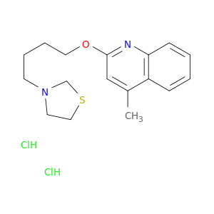 4-methyl-2-[4-(1,3-thiazolidin-3-yl)butoxy]quinoline dihydrochloride