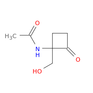 Acetamide, N-[1-(hydroxymethyl)-2-oxocyclobutyl]-