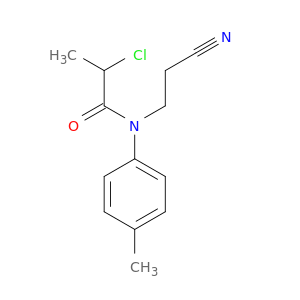 2-Chloro-N-(2-cyanoethyl)-N-(4-methylphenyl)propanamide