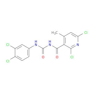 3-Pyridinecarboxamide,2,6-dichloro-N-[[(3,4-dichlorophenyl)amino]carbonyl]-4-methyl-