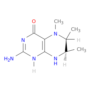4(1H)-Pteridinone, 2-amino-5,6,7,8-tetrahydro-5,6,7-trimethyl-, cis-