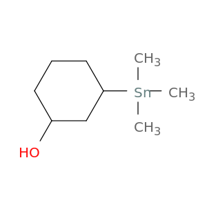 Cyclohexanol, 3-(trimethylstannyl)-