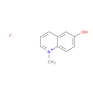 Quinolinium, 6-hydroxy-1-methyl-, iodide