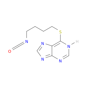 1H-Purine, 6-[(4-isocyanatobutyl)thio]-