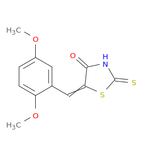 5-(2,5-二甲氧基-苯亚甲基)-2-硫代-四氢噻唑-4-酮