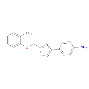 Benzenamine, 4-[2-[(2-methylphenoxy)methyl]-4-thiazolyl]-