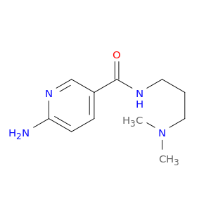 3-Pyridinecarboxamide, 6-amino-N-[3-(dimethylamino)propyl]-