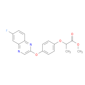 Propanoic acid,2-[4-[(6-fluoro-2-quinoxalinyl)oxy]phenoxy]-, methyl ester