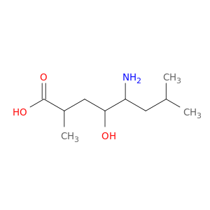 Octanoic acid, 5-amino-4-hydroxy-2,7-dimethyl-