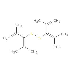 Disulfide, bis[2-methyl-1-(1-methylethenyl)-1-propenyl]
