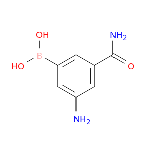 3-氨基-5-氨基甲酰基苯基硼酸