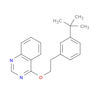 3-TERT-BUTYLPHENETHYL QUINAZOLIN-4-YL ETHER