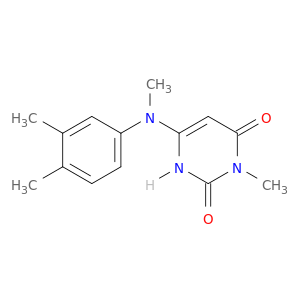 6-[(3,4-dimethylphenyl)-methyl-amino]-3-methyl-1H-pyrimidine-2,4-dione