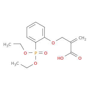 2-Propenoic acid, 2-[[2-(diethoxyphosphinyl)phenoxy]methyl]-