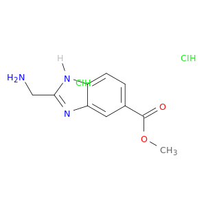 甲基2-(氨基甲基)-1H-1,3-苯并二唑-5-甲酸基酯二盐酸