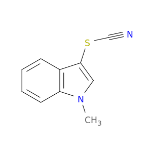 Thiocyanic acid, 1-methyl-1H-indol-3-yl ester