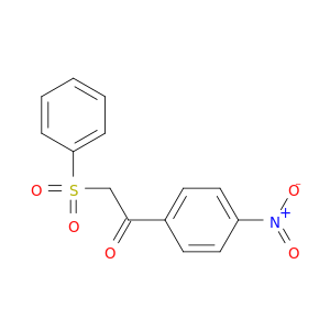Ethanone, 1-(4-nitrophenyl)-2-(phenylsulfonyl)-