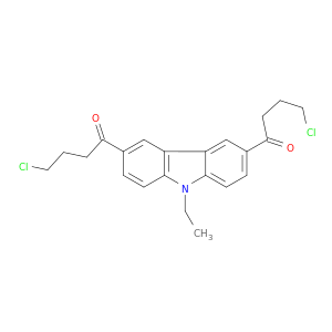 1-Butanone, 1,1'-(9-ethyl-9H-carbazole-3,6-diyl)bis[4-chloro-